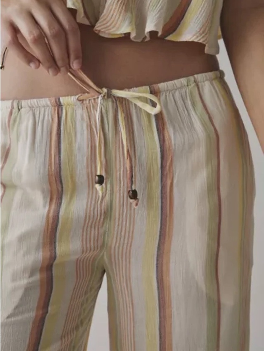 NWT- Urban Outfitters Out From Under Seaside Side-Tie Wide-Leg Pant- XXS - Picture 3 of 6